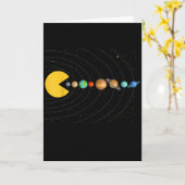Carte Astronomie du système solaire Jeux vidéo d'espace  (Fleur jaune)