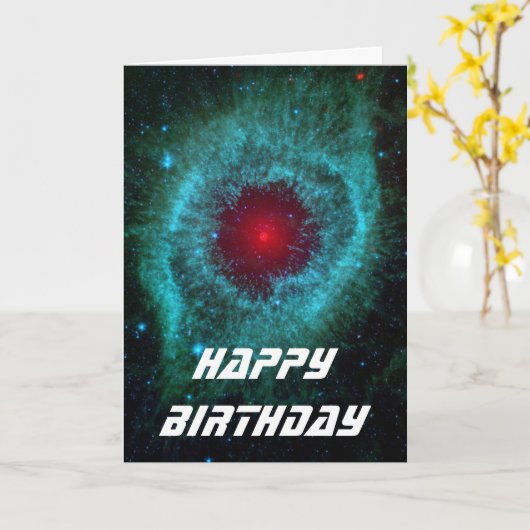 Carte astronomie spatiale nébuleuse étoile (Fleur jaune)