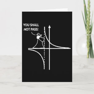 Carte Asymptote de fonction Geek Prof de maths Pun Vous