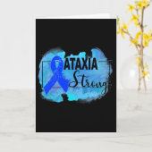 Carte Ataxia Awareness 3 (Fleur jaune)
