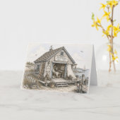 Carte Atelier de Voile Sous le Vent (Fleur jaune)