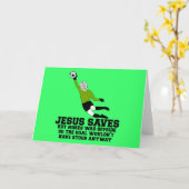 Carte AthéeJésus sauve (Fleur jaune)