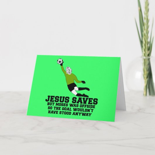 Carte AthéeJésus sauve (Devant)
