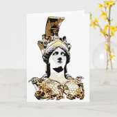 CARTE ATHÉNA PALLAS (Fleur jaune)