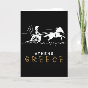 Carte Athènes Grèce Char Travel Vacances Hommes Et Garço