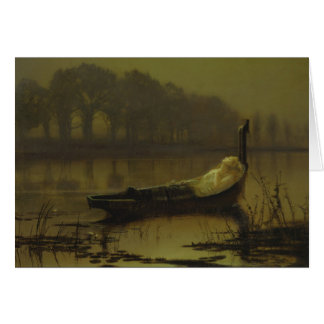 Carte Atkinson Grimshaw Lady of Shalott CC0536