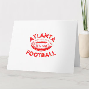 Carte Atlanta Football Style Vintage 
