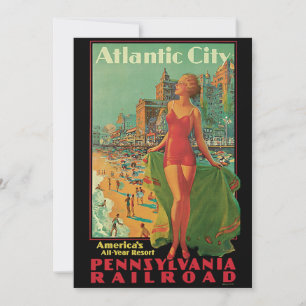 Carte Atlantic City Resort, Pennsylvania Railroad Travel