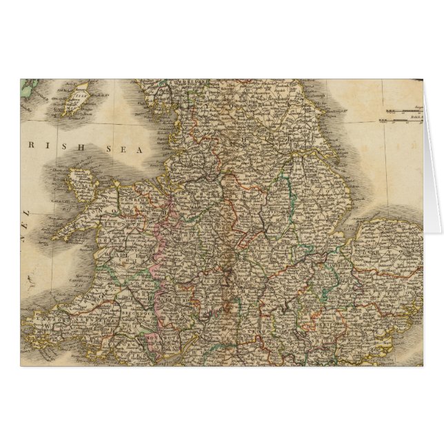 Carte Atlas 2 de l'Angleterre (Devant horizontal)
