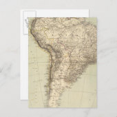 Carte Atlas Amérique du Sud (Devant / Derrière)