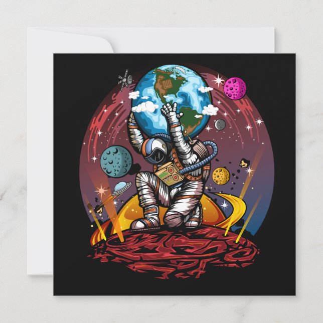 Carte Atlas Space Man (Devant)