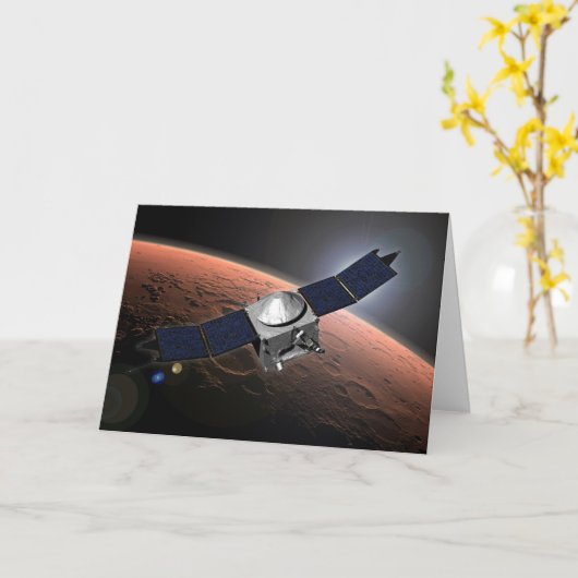 Carte Atmosphère Mars Et Mission D'Évolution Volatile. (Fleur jaune)
