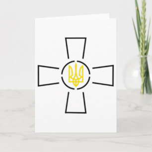 Carte Ato Traverser Tryzub Ukraine Volodymyr Zelensky