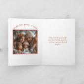 Carte Atomic Cat Retro Sputnik Orange Black Turquoise (Intérieur)