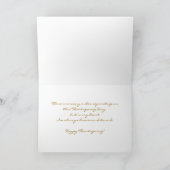 Carte attachée du retour de thanksgiving (Intérieur)