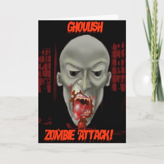 Carte Attaque de Ghoulish Zombie (Devant)