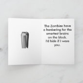 Carte Attaque de Ghoulish Zombie (Intérieur)