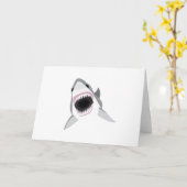 Carte Attaque de requin - Bite du grand requin blanc (Fleur jaune)