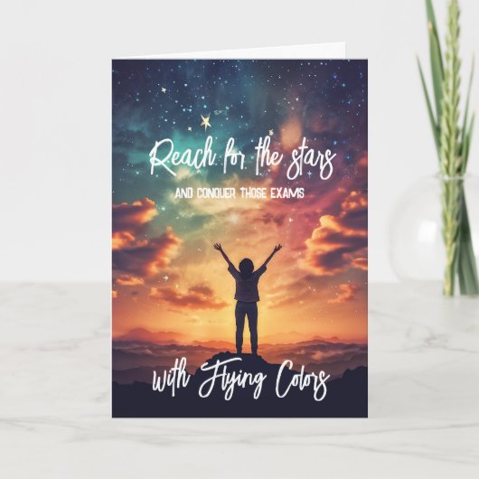 Carte Atteindre pour les étoiles GCSE ALevel SAT (Devant)