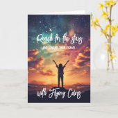 Carte Atteindre pour les étoiles GCSE ALevel SAT (Fleur jaune)