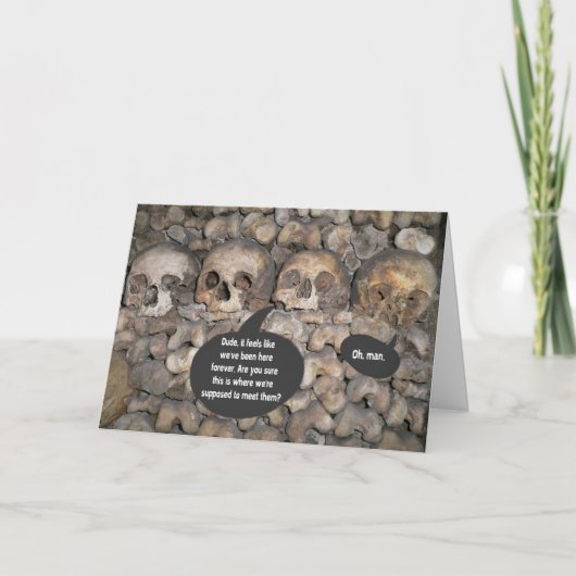 Carte Attendre Est Dur (Devant)