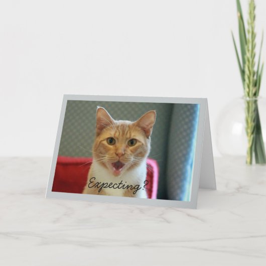 Carte Attendre un bébé (Devant)