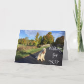 CARTE ATTENDRE "VOUS" ET "VOUS MANQUER", AUSSI! (Devant)