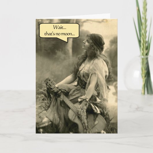Carte "Attends...ce n'est pas une lune" Que le quatrième (Devant)