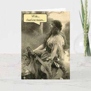 Carte "Attends...ce n'est pas une lune" Que le quatrième