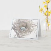 Carte Attente (Fleur jaune)