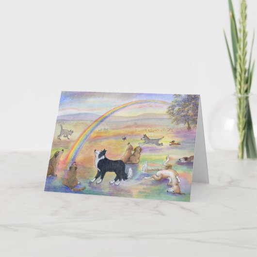 Carte Attente au Pont Arc-en-ciel (Devant)