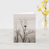 Carte Attente de la vie (Fleur jaune)