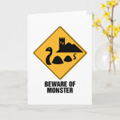 Carte Attention Au Monstre (Fleur jaune)