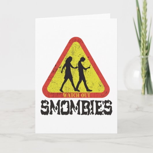Carte Attention aux Smombies (Devant)