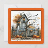 Carte Attention & Boo - The Haunted Gatehouse (Devant)