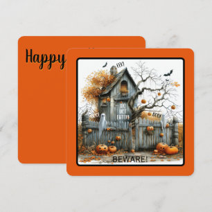 Carte Attention & Boo - The Haunted Gatehouse
