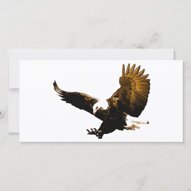 Carte Atterrissage d'aigle (Devant)