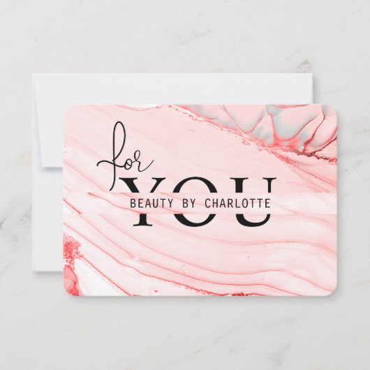 Carte ATTESTATION D'UNITÉ COMMERCIALE| pour vous (Devant)