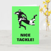 Carte Attirail gentil, rugby (Fleur jaune)