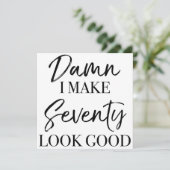 Carte Attitude du 70e anniversaire (Debout devant)