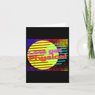 Carte Attractions physiques Salle de gym Tee Rad 80s