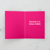 Carte Attrape Mon Coeur ! Coeurs roses modernes Valentin (Intérieur)