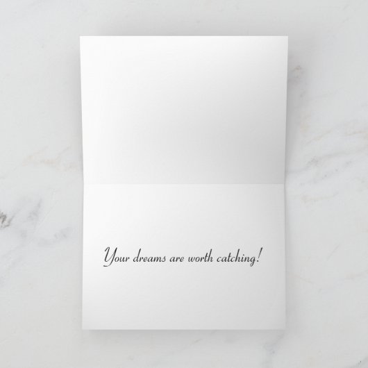 Carte Attrapez un rêve (Intérieur)