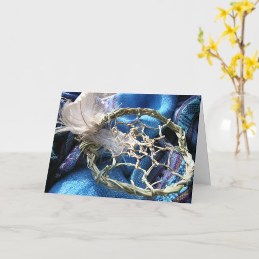 Carte Attrapez un rêve (Fleur jaune)