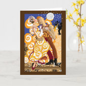 Carte Au bal (Fleur jaune)