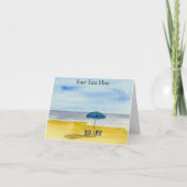 Carte Au bord de la mer (Devant)