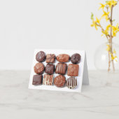 Carte au chocolat assisté (Fleur jaune)