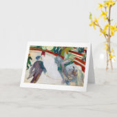 Carte Au cirque, Lautrec (Fleur jaune)