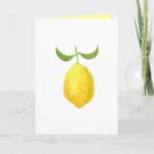 Carte au citron (Devant)