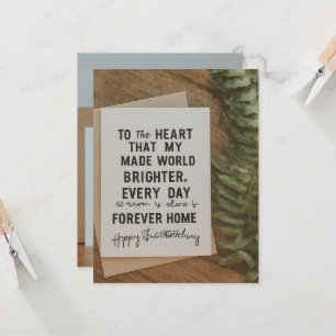 Carte Au coeur qui rendait mon monde plus radieux chaque